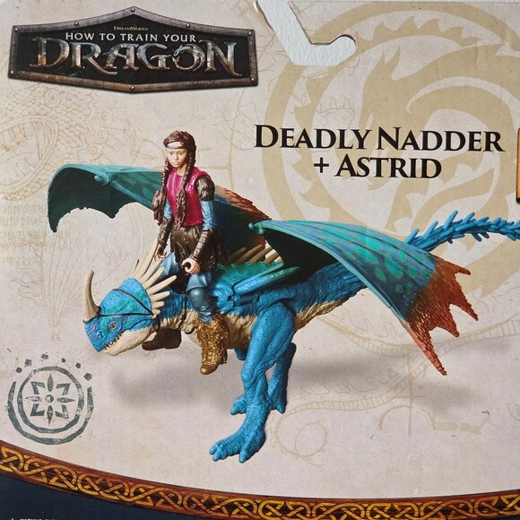 2024 HOW TO TRAIN YOUR DRAGON, ASTRID AND HER DEADLY NADDER, STORMFLY, MINT!!! - Picture 4 of 4